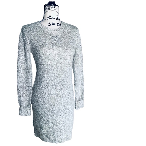 BCBGeneration - Long Sleeve Boatneck Knit Sweater Dress - Size Medium EUC - Picture 2 of 12